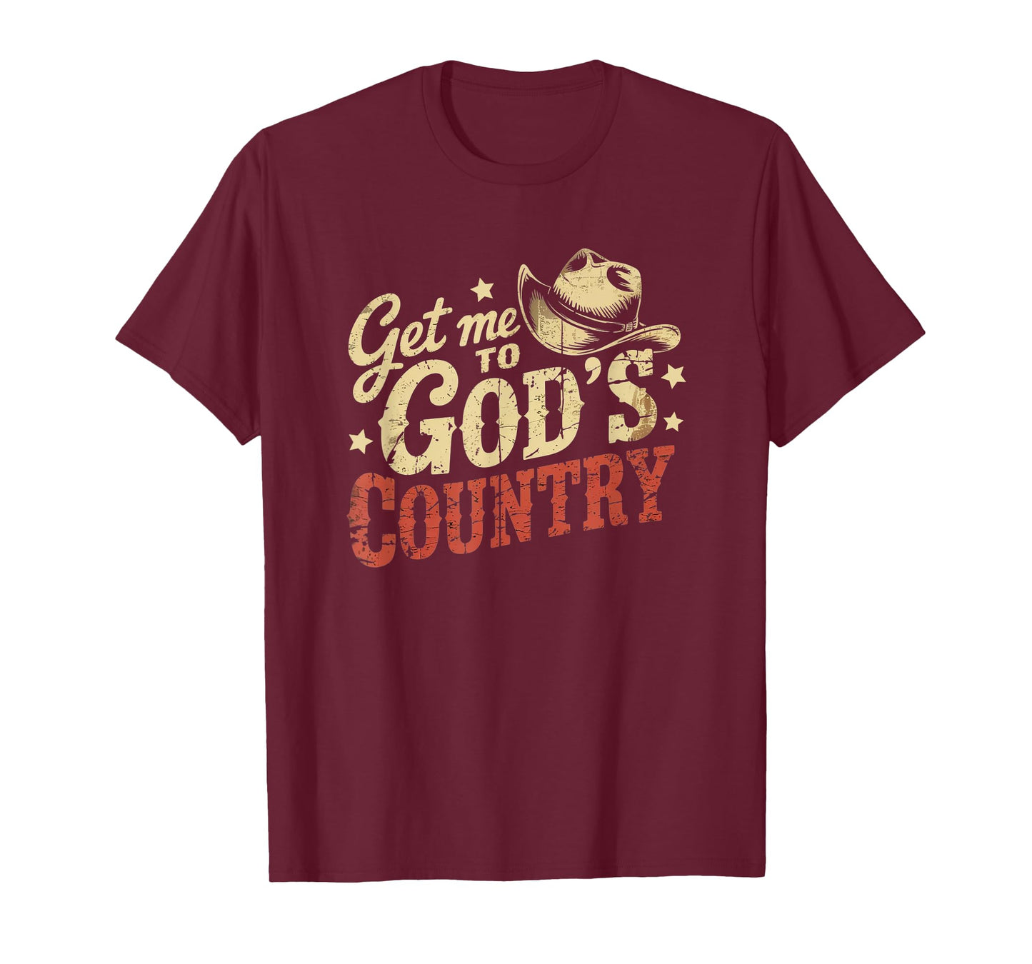 Get Me To God’s Country Retro Faith T-Shirt