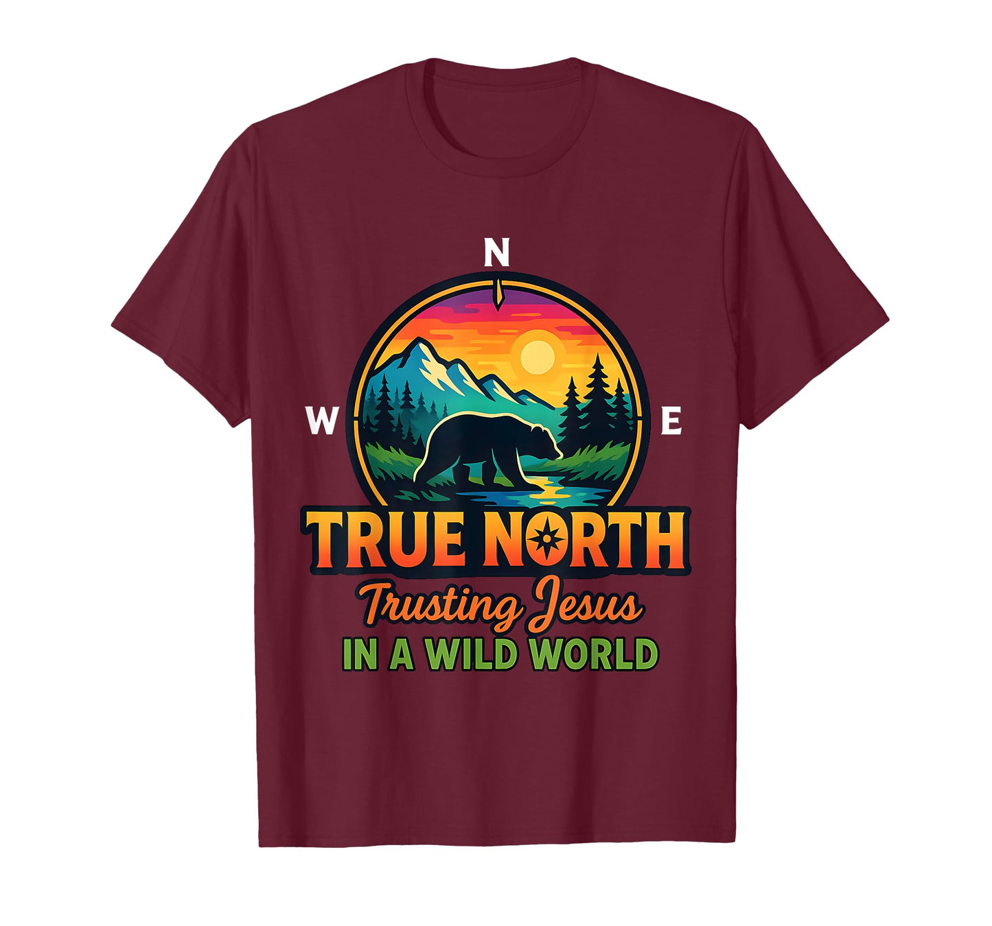 True North Trusting Jesus In A Wild World VBS 2025 Kids T-Shirt