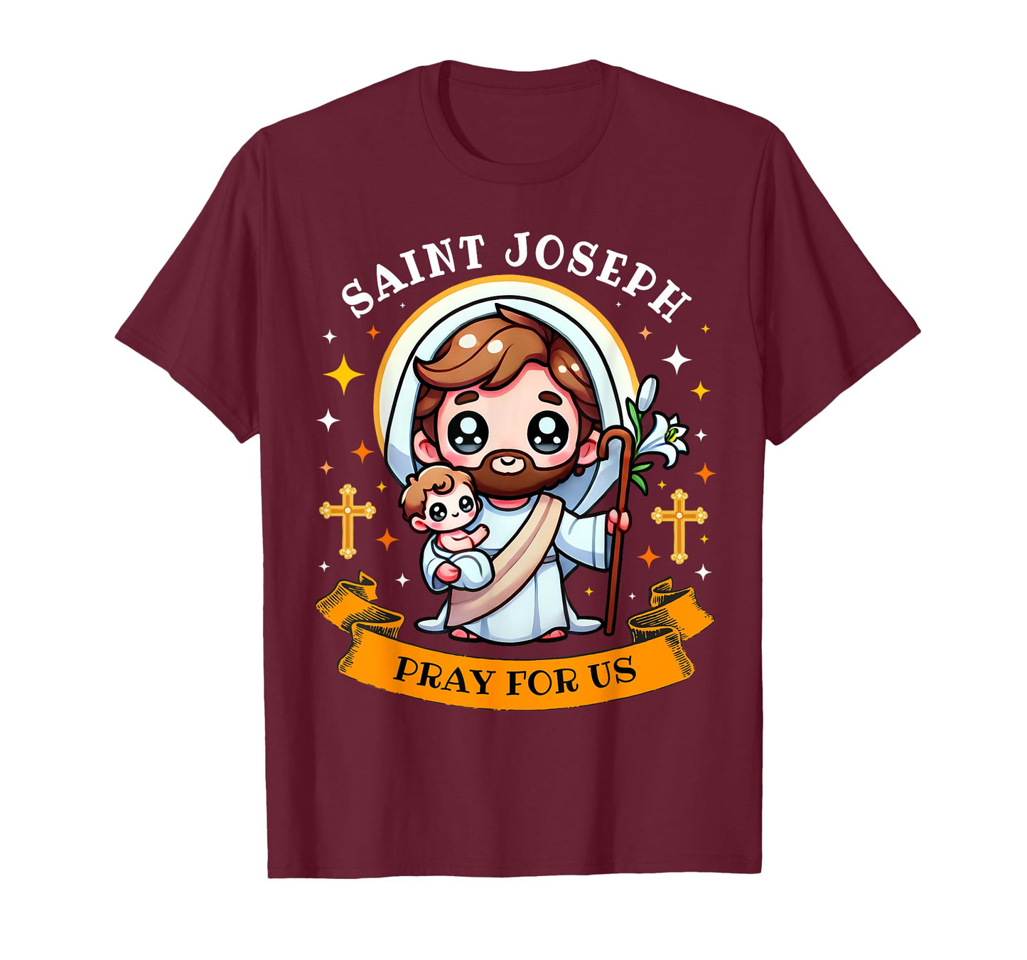 St Joseph Pray for Us Catholic Church for kids Toddler T-Shirt