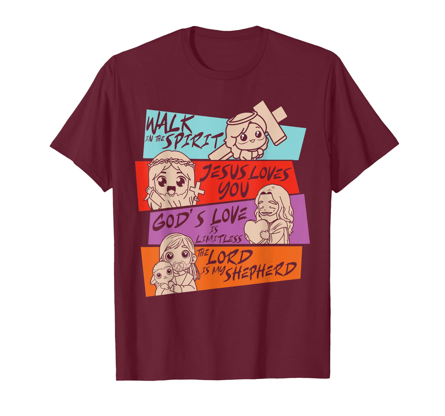 Faith Jesus Bible God Christian Worship Religion Gift T-Shirt