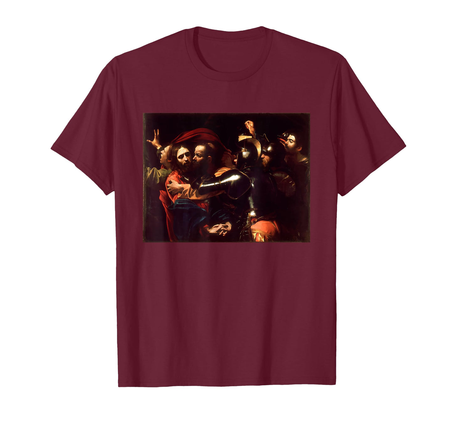 Caravaggios The Taking of Christ | Art Painting T-Shirt