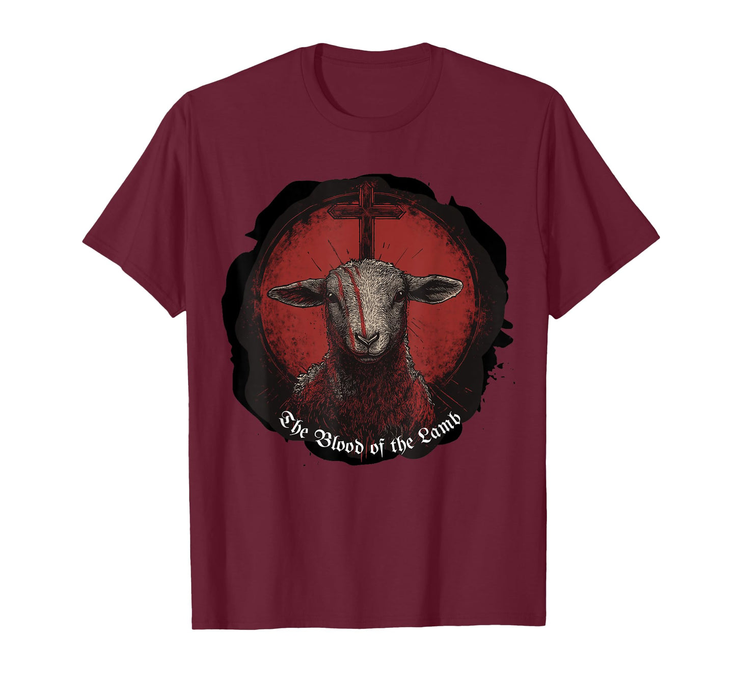 Blood of the Lamb Verse | Gothic Grunge Christian Streetwear T-Shirt