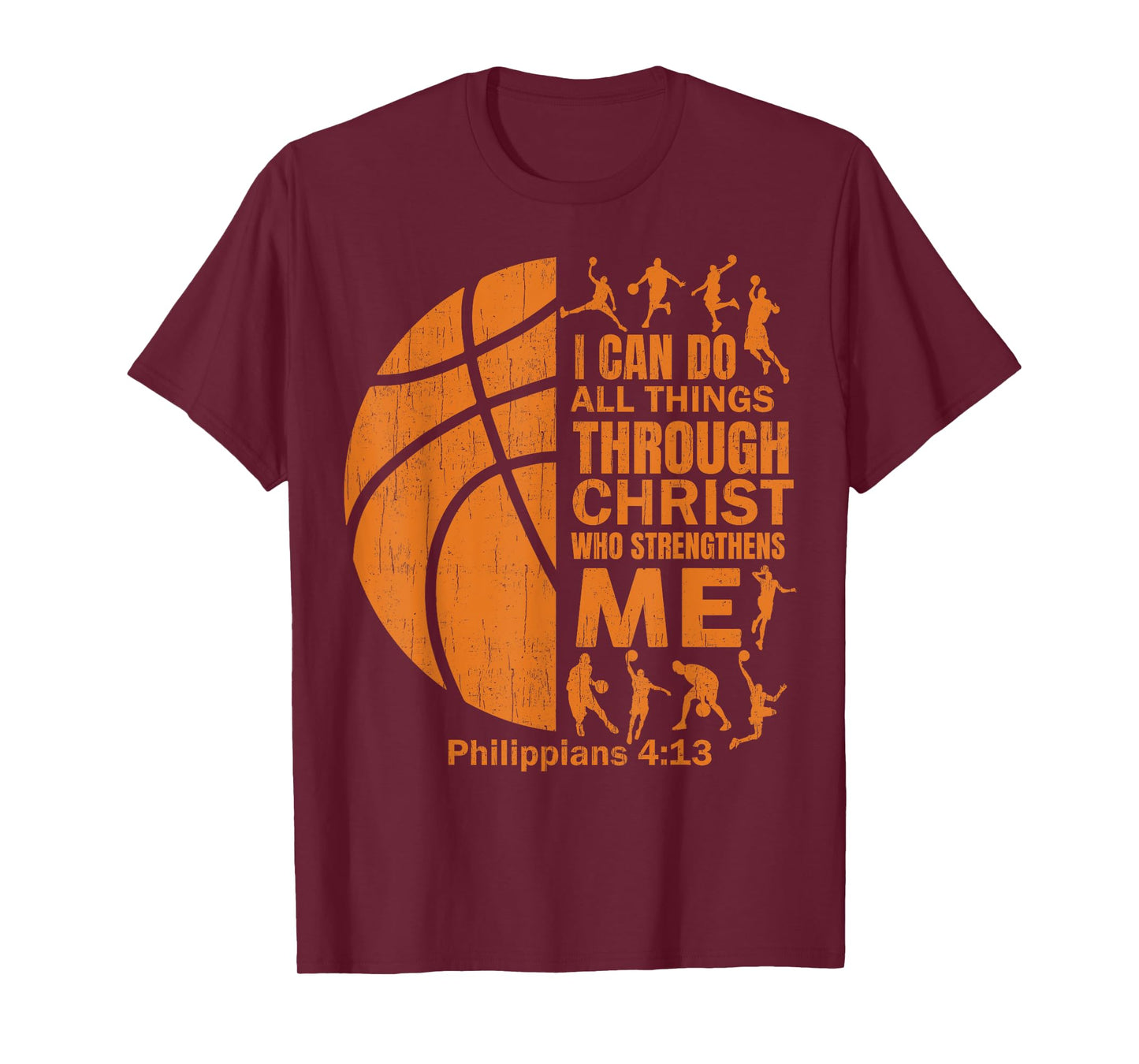 Men Basketball t Shirt Christian Christ Bible Verse Boy Kid T-Shirt