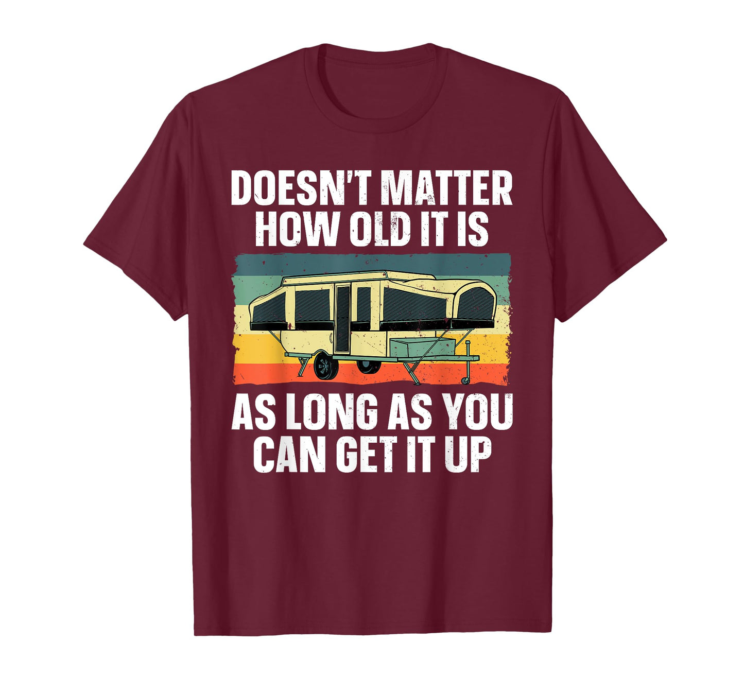 Best Pop Up Camper Art For Men Women Pop Up Trailer Camping T-Shirt