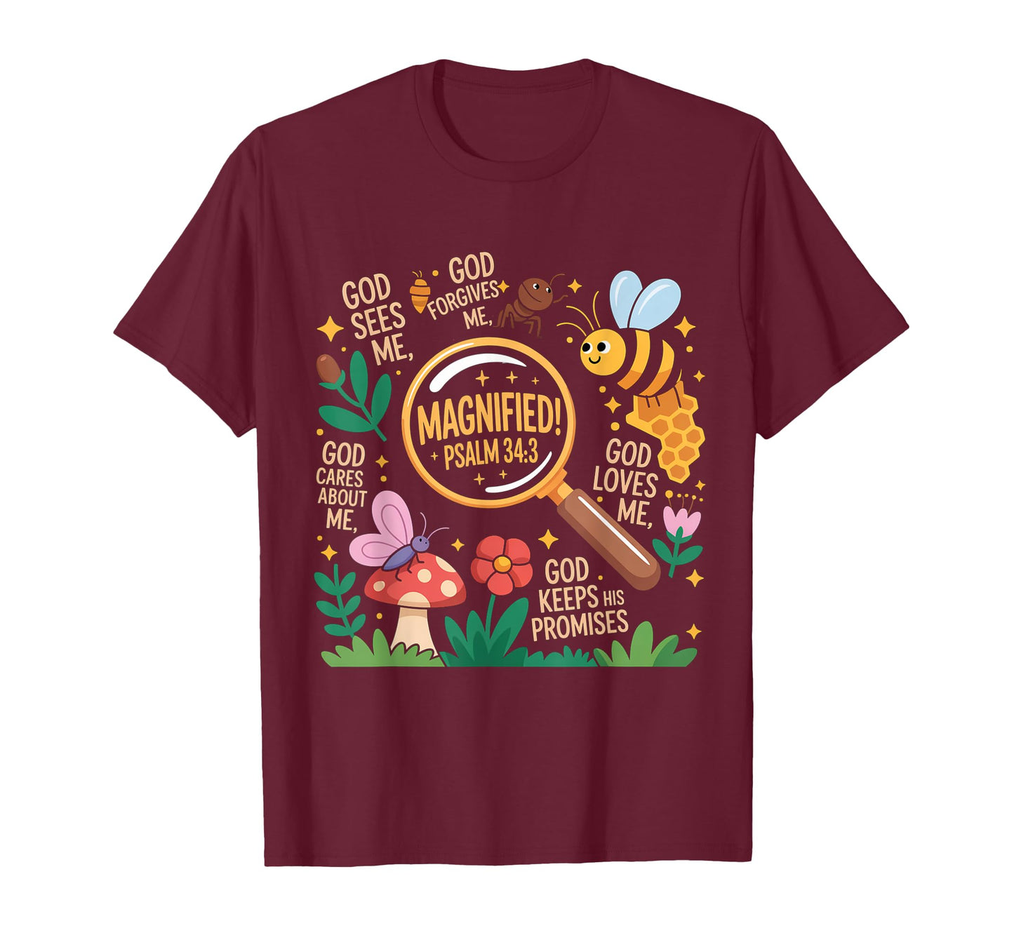 VBS Magnified Faith Adventure – Psalm 34:3 Insect Explorer T-Shirt