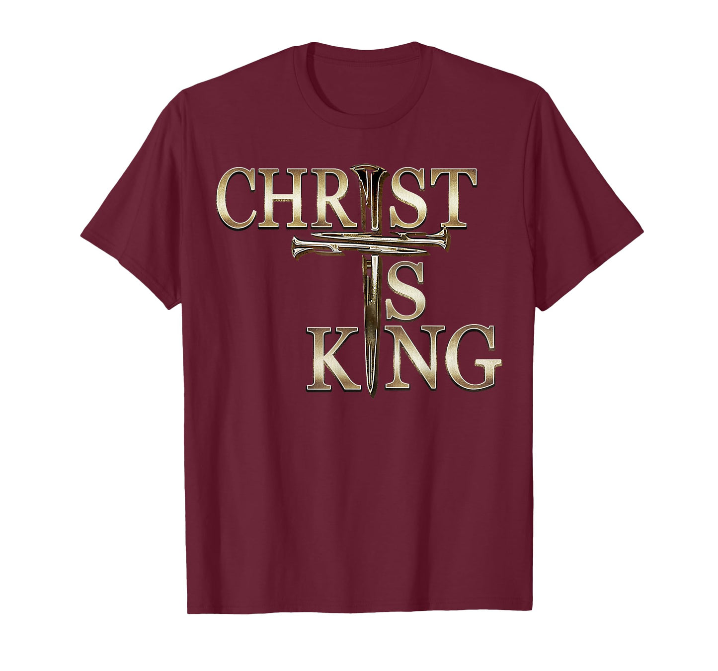 God Jesus Christ is King Bible Verse Religious Christian T-Shirt
