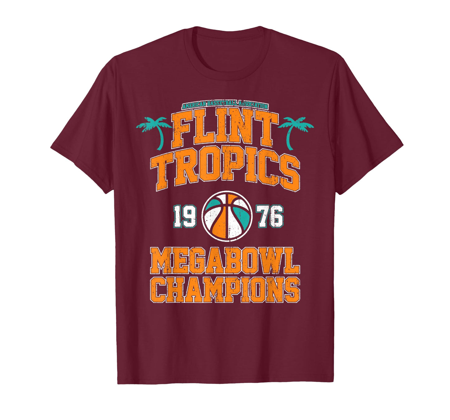 Vintage Sport Quote Flint Tropics Retro Megabowl Champions T-Shirt