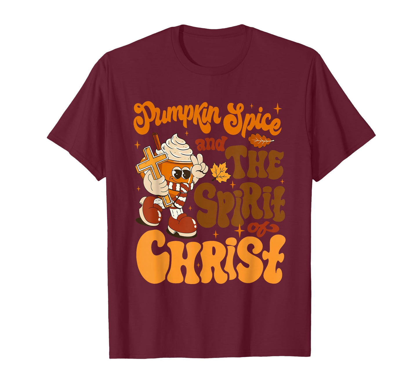 Pumpkin Spice and The Spirit of Christ Halloween Christian T-Shirt