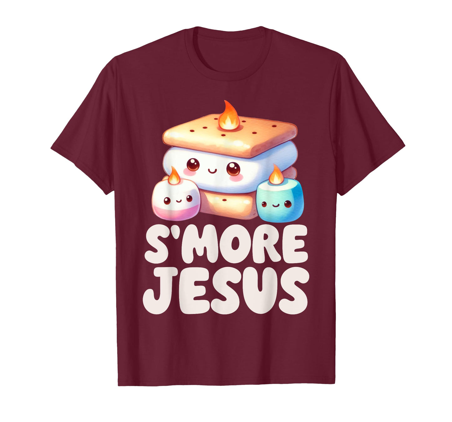 Smore Jesus Kawaii S'more Christian Funny Pun Religious T-Shirt