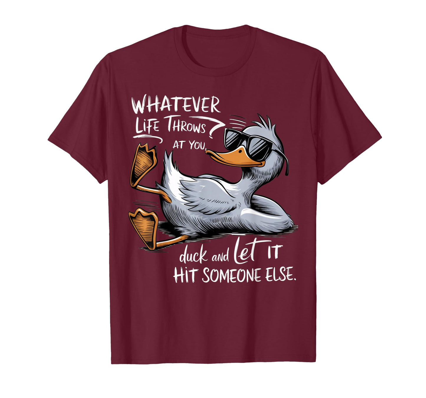 Funny Duck Graphic Tees Men Women Teens Funny Quote Gift T-Shirt