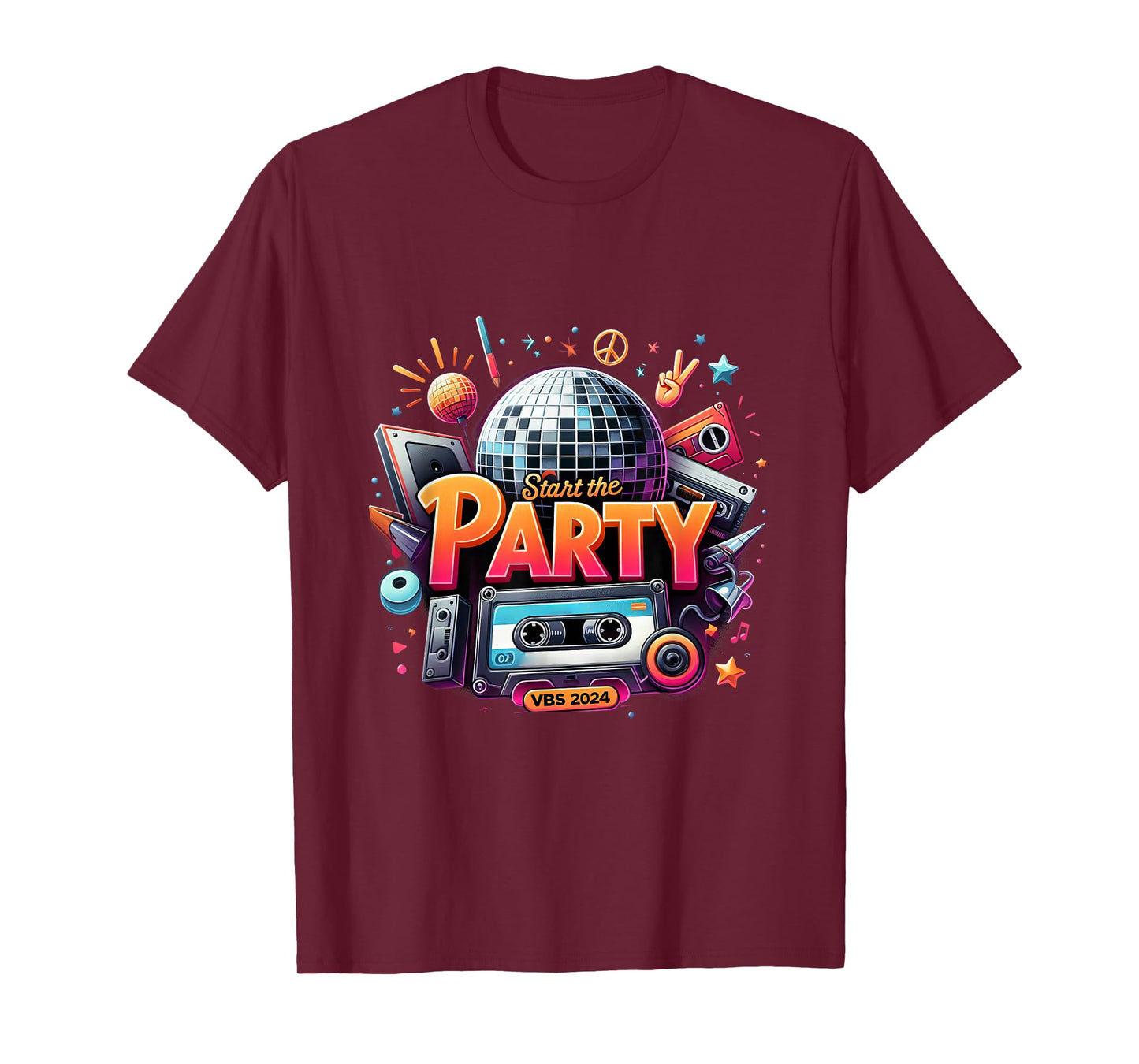 Start The Party Vacation Bible School 2024 Funny VBS 2024 T-Shirt