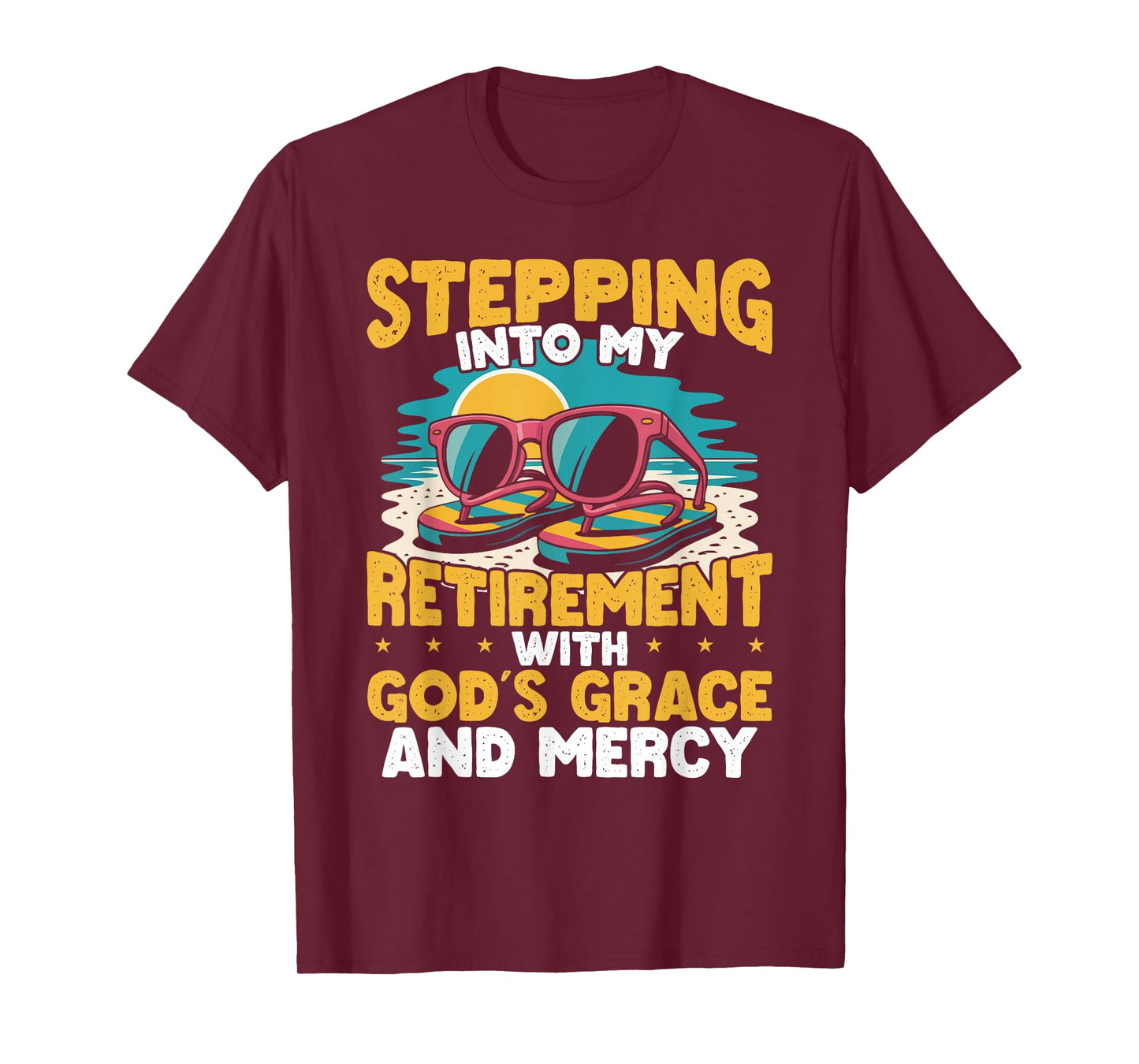 Stepping Into My Retirement With God's Grace T-Shirt