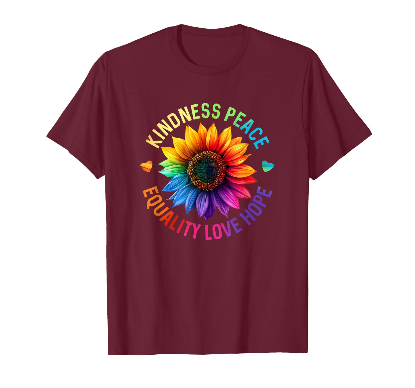 Sunflower Rainbow Ally Lgbtq Lgbt Gay Pride Month Women T-Shirt