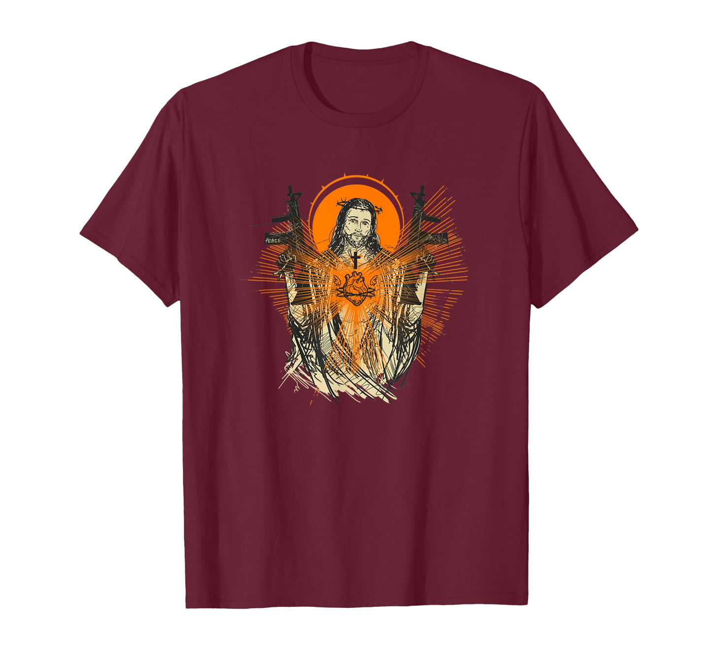 Vintage Jesus Protects Us Christians Bible Verses T-Shirt