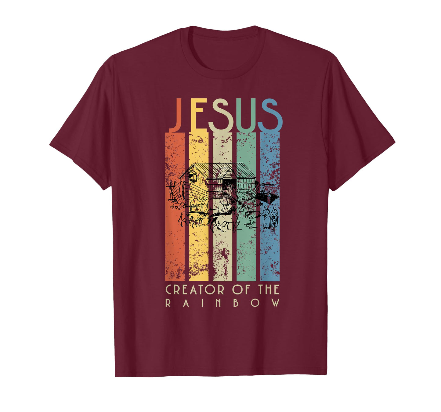 JESUS The Creator of the Rainbow (Noah and the Ark) T-Shirt
