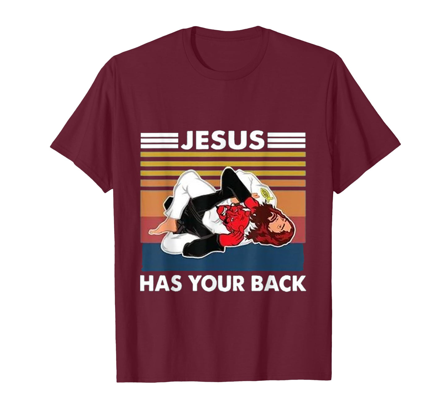 Jesus has your back Karate T-Shirt