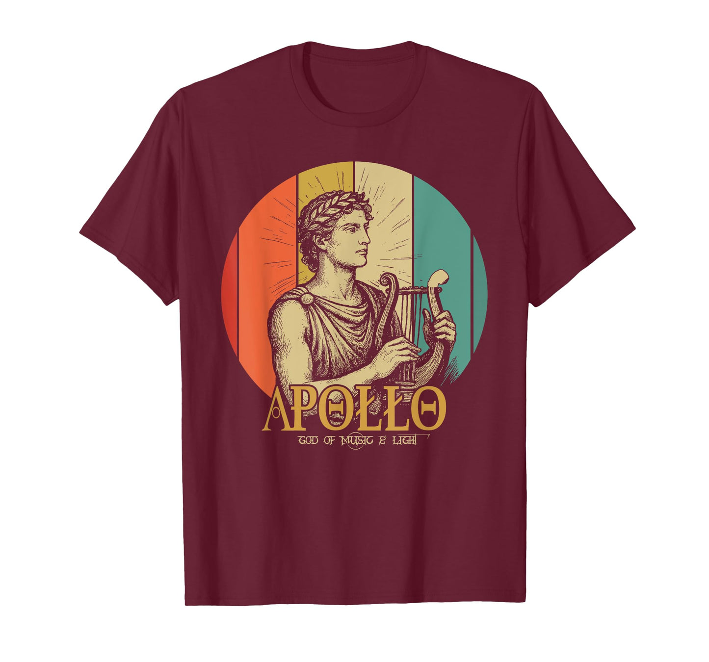 Apollo in Greek Mythology God of Music and Light T-Shirt