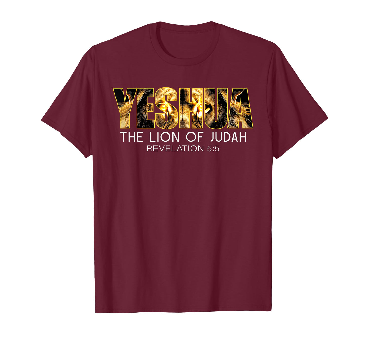 Yeshua Lion of Judah Jesus Religious Christian Revelation T-Shirt