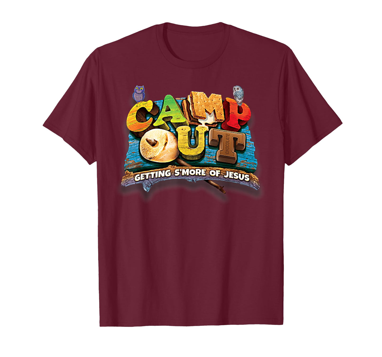 "Camp Out" Getting S'more of Jesus. A cool Summer T-shirt!! T-Shirt
