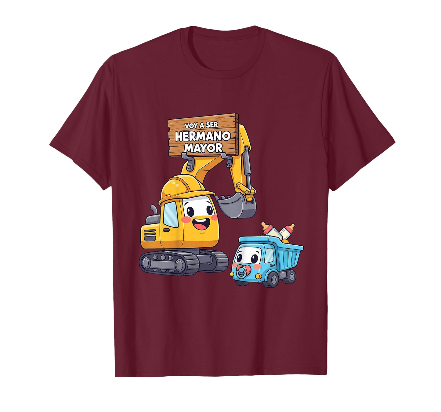 Voy A Ser Hermano Mayor - Big Brother Spanish Construction T-Shirt