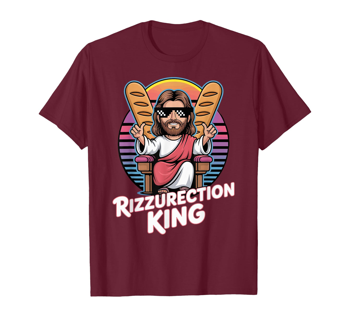 Easter Religious Funny Rizzurection King Jesus T-Shirt