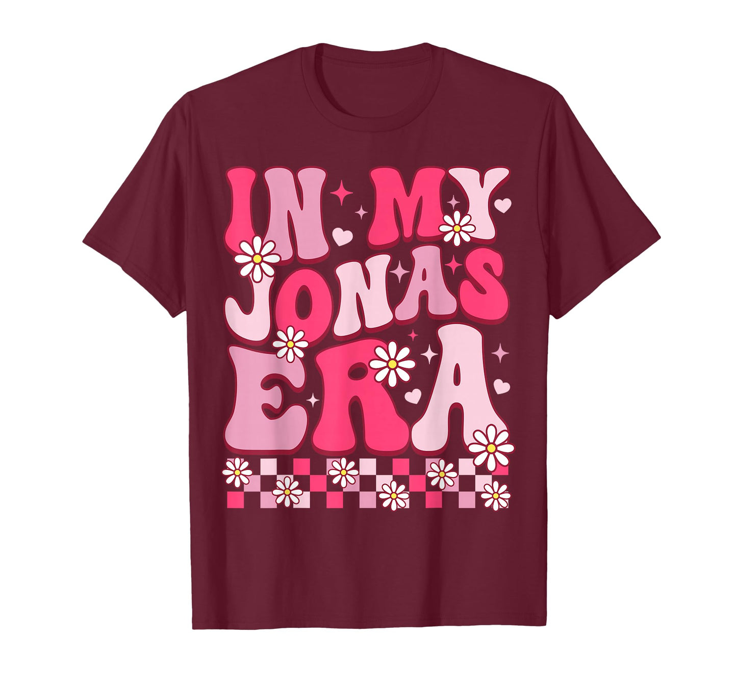 in My Jonas Era Funny Jonas Heart for Men Women Kids T-Shirt