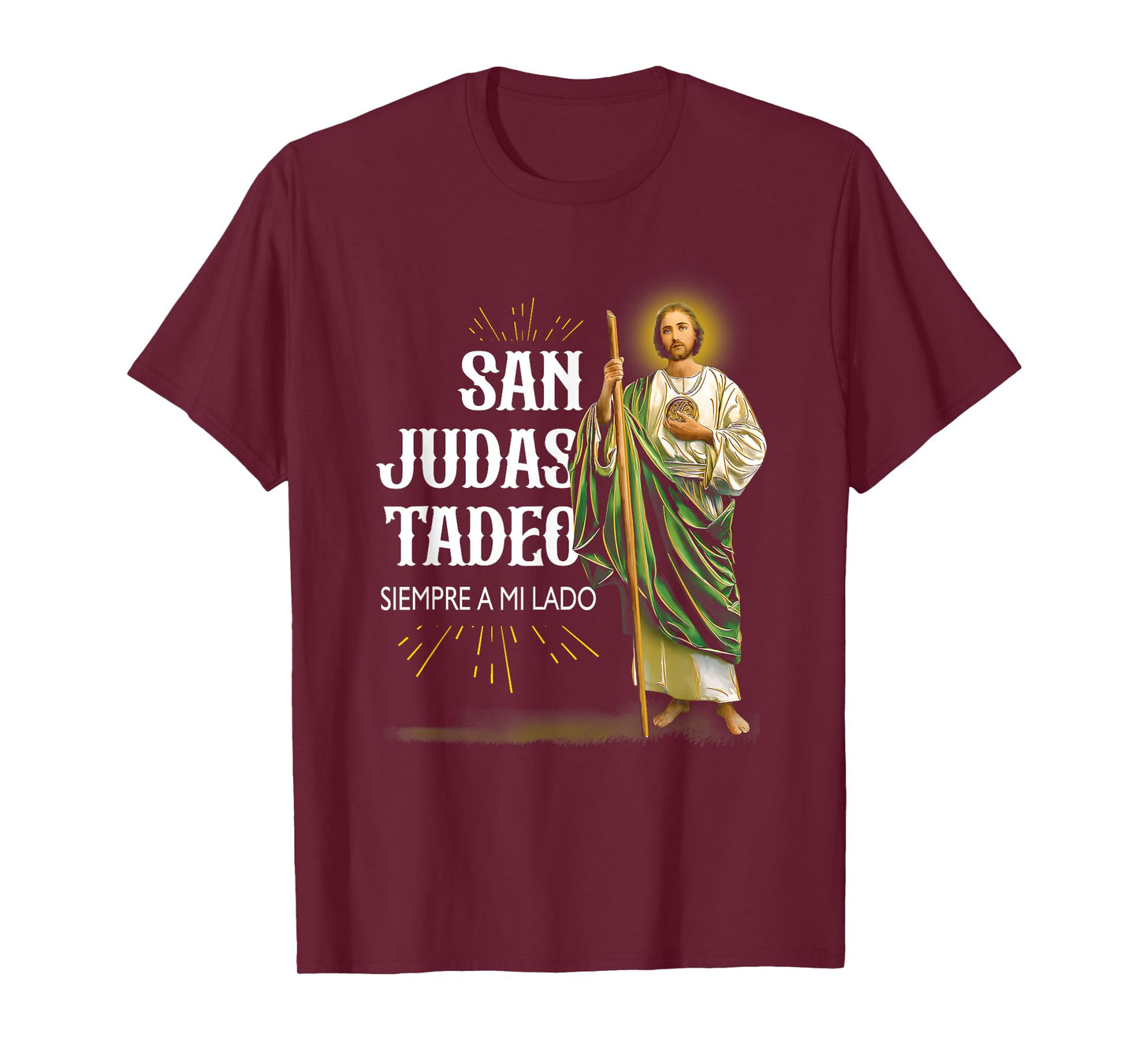 San Judas Tadeo Siempre A Mi Lado Faith Christ Religious T-Shirt