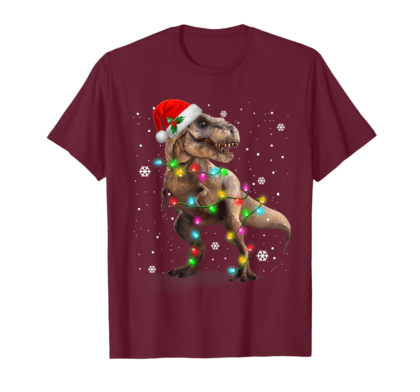 Dinosaur T-rex Tree Christmas Sweater Xmas Pet Dino Trex T-Shirt