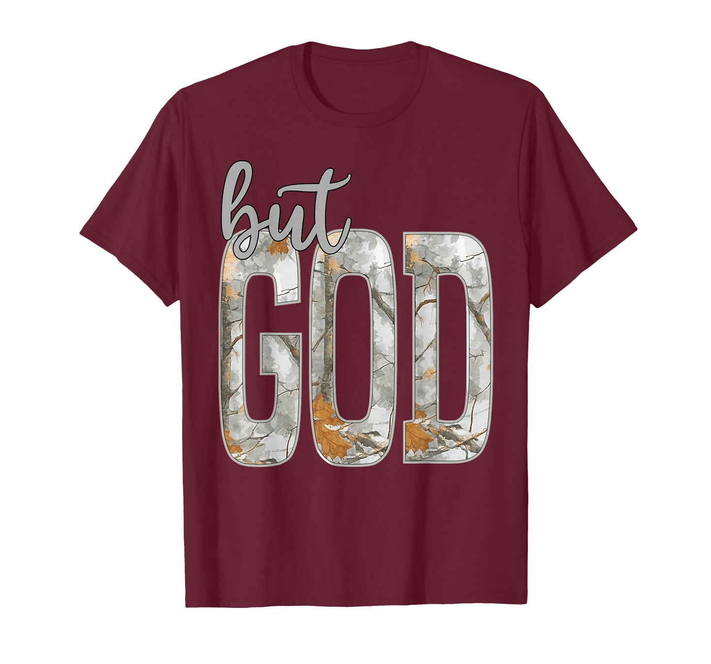 Jesus But God Camo Christian Cross God Faith Bible Religious T-Shirt