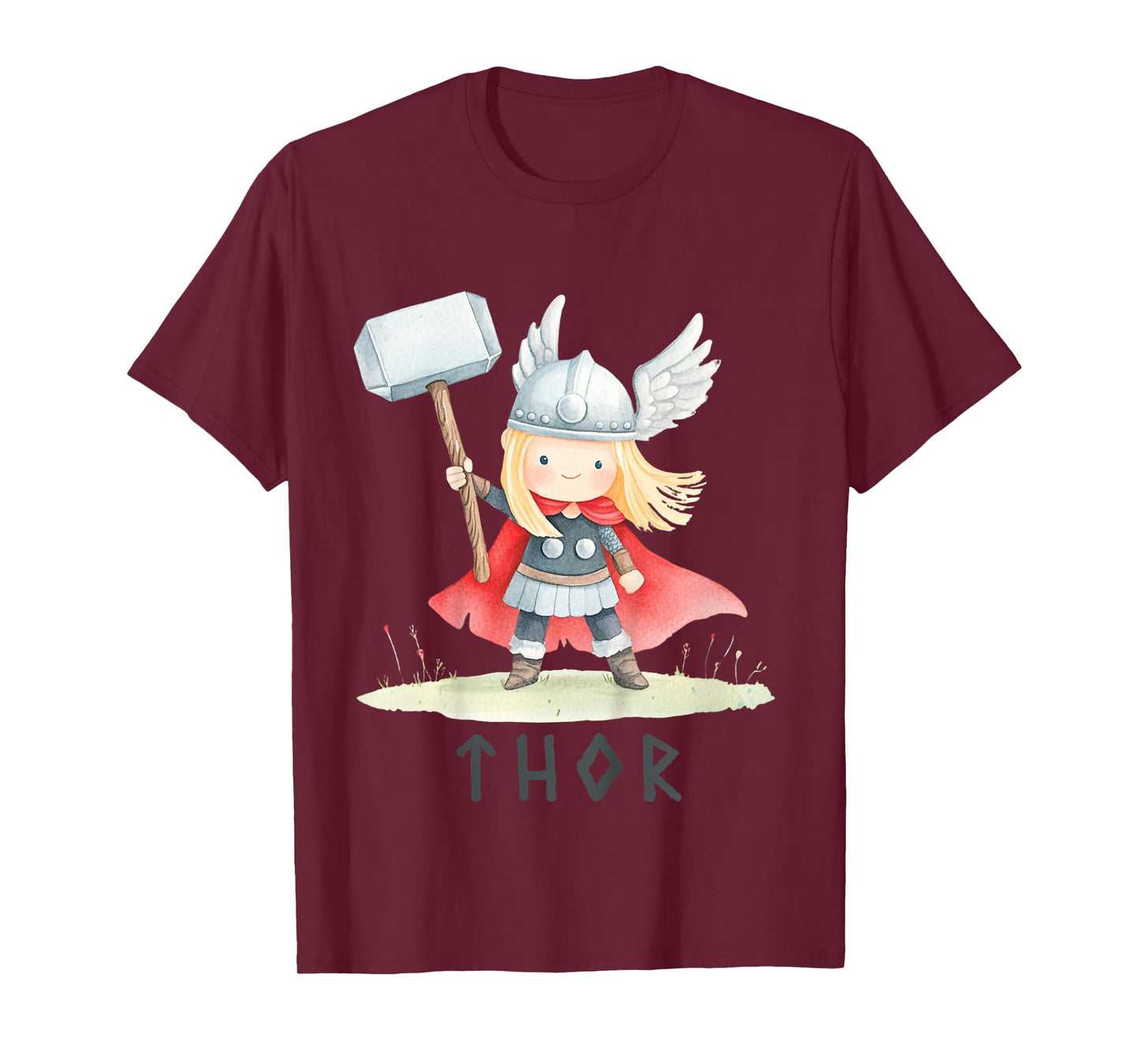 Norse mythology god Thor Viking kids boys girls T-Shirt