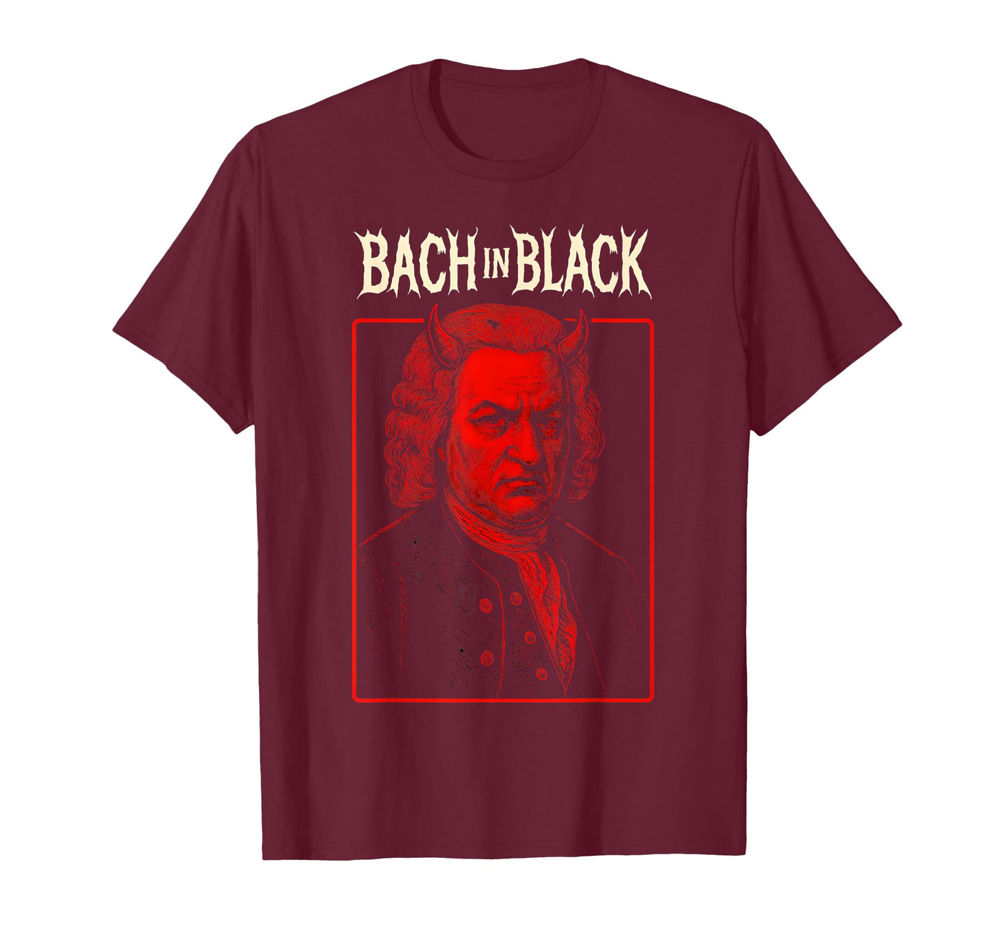 Johann Sebastian Bach Death Metal Classical Music Composer T-Shirt