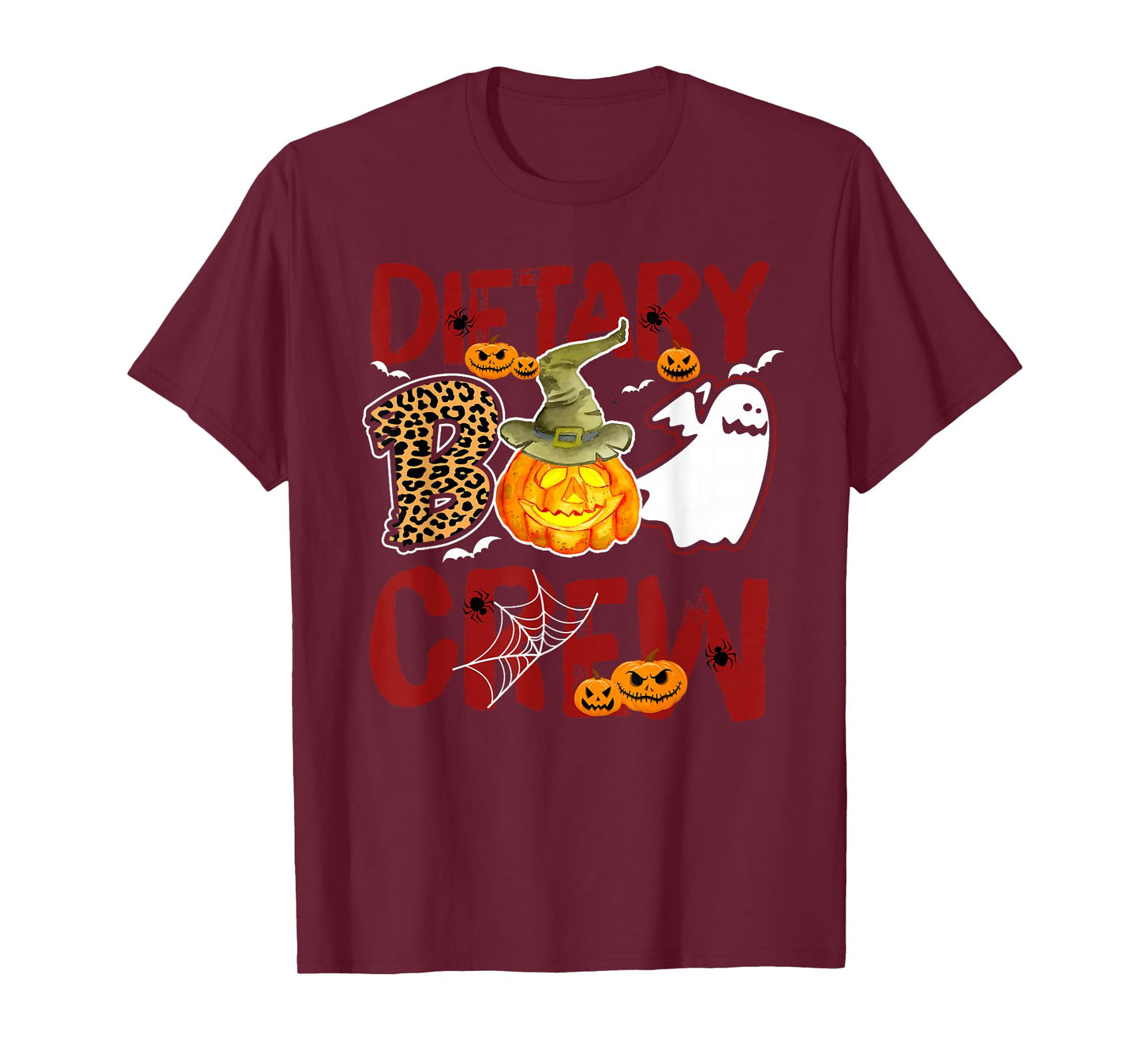Dietary Boo Crew Halloween Nutritionist Match T-Shirt