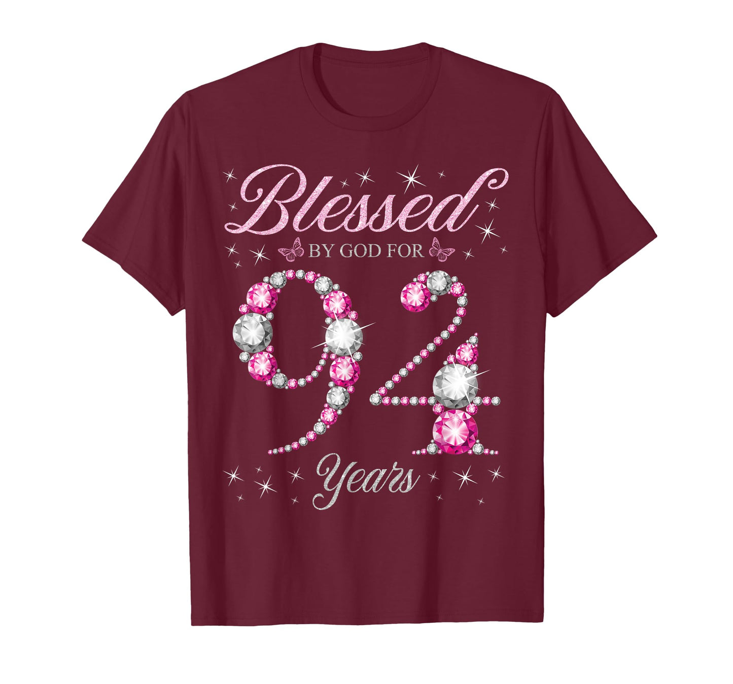 Blessed By God For 94 Years Old 94th Birthday Party T-Shirt