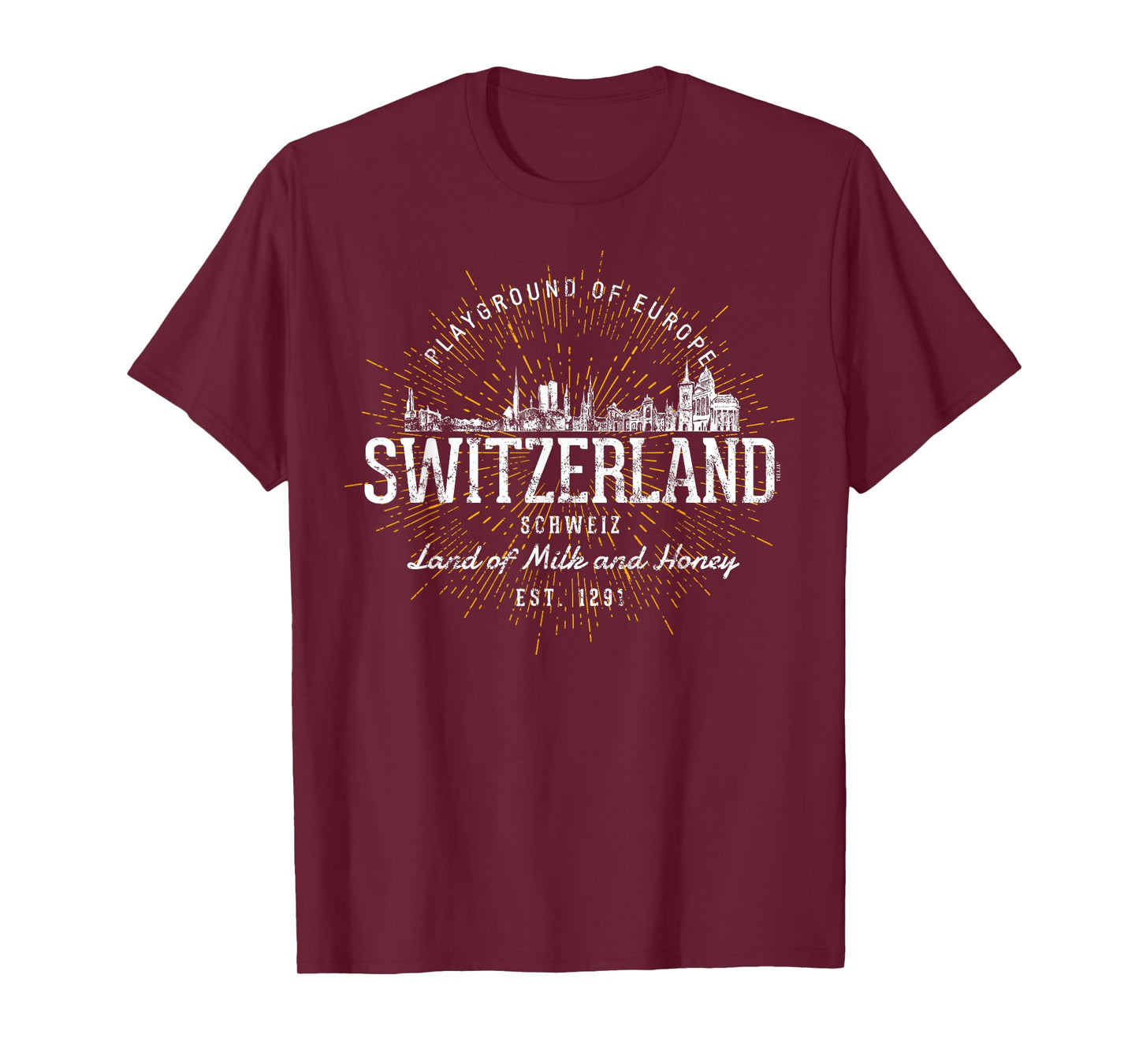 Retro Switzerland Vintage T-Shirt