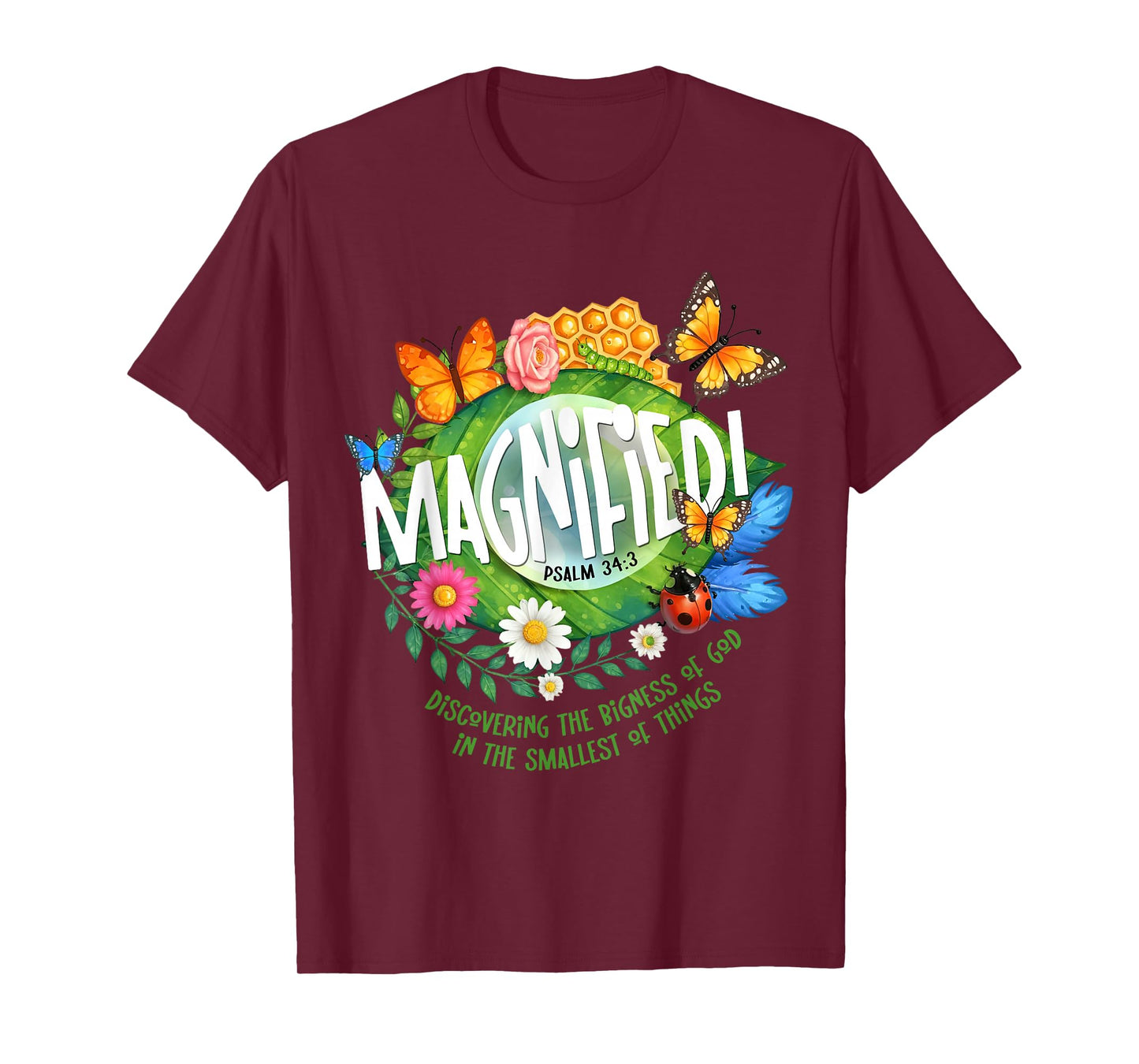 Magnified VBS Smallest Insects Adventure Christian Religious T-Shirt