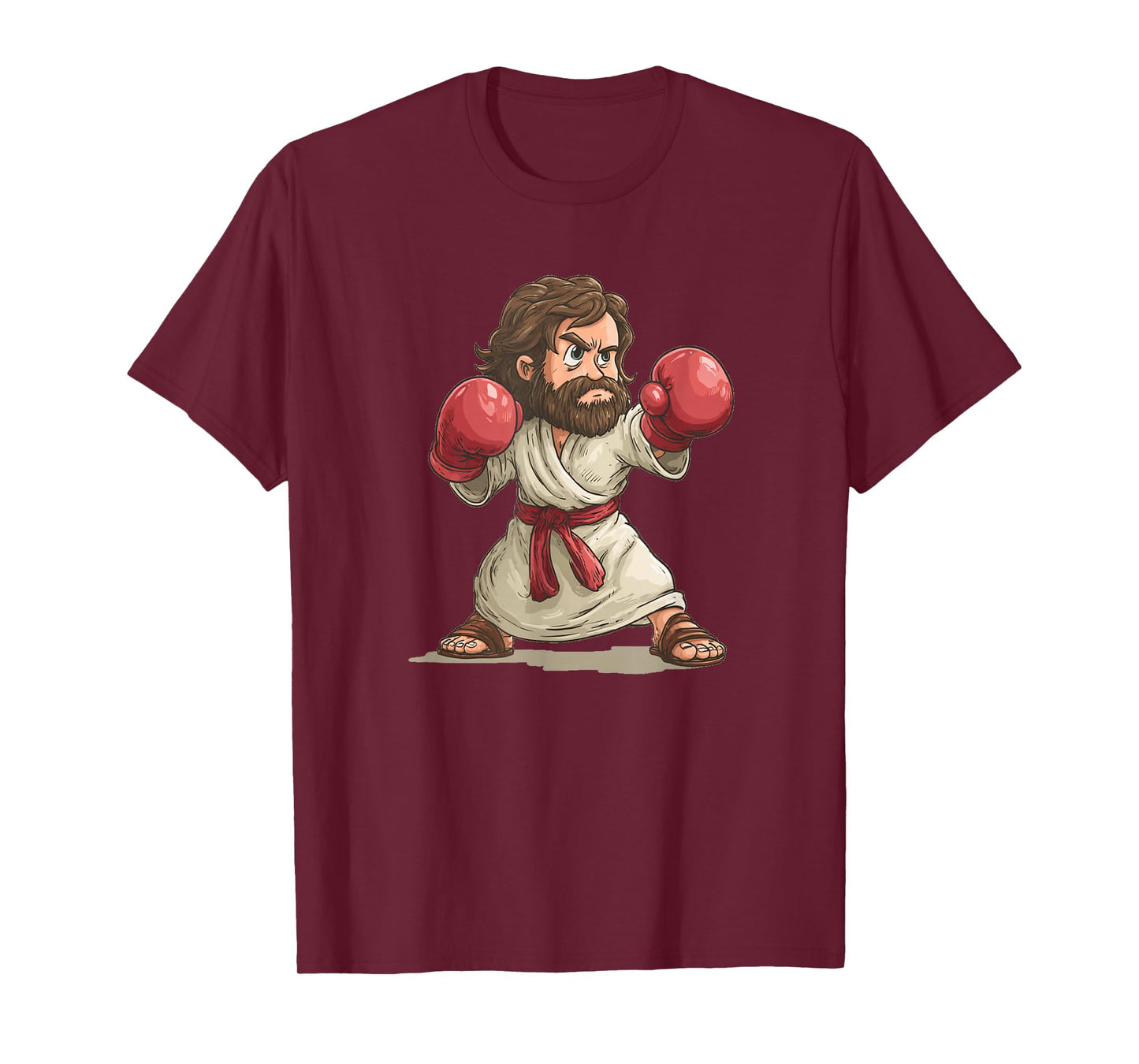 Cool Jesus Christ with Boxing Gloves for Believer T-Shirt
