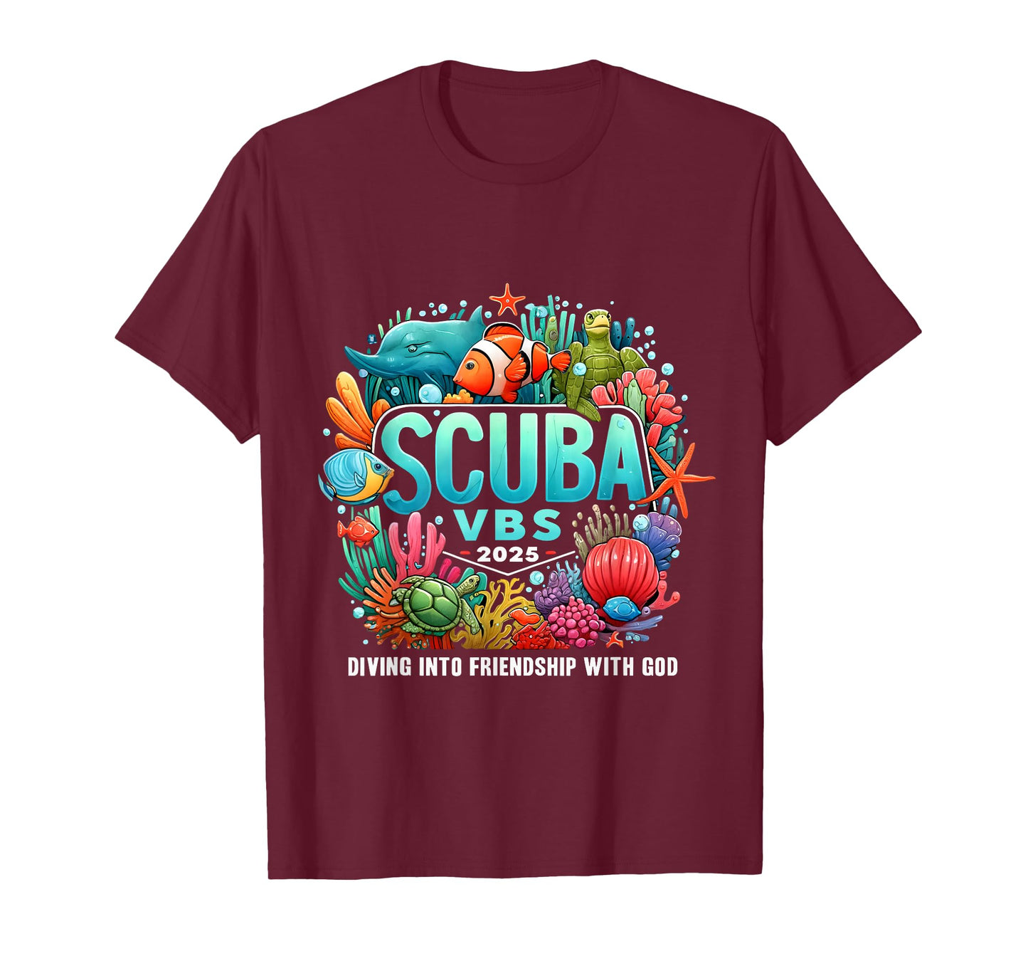 VBS 2025 Scuba Diving Into Friendship With God T-Shirt
