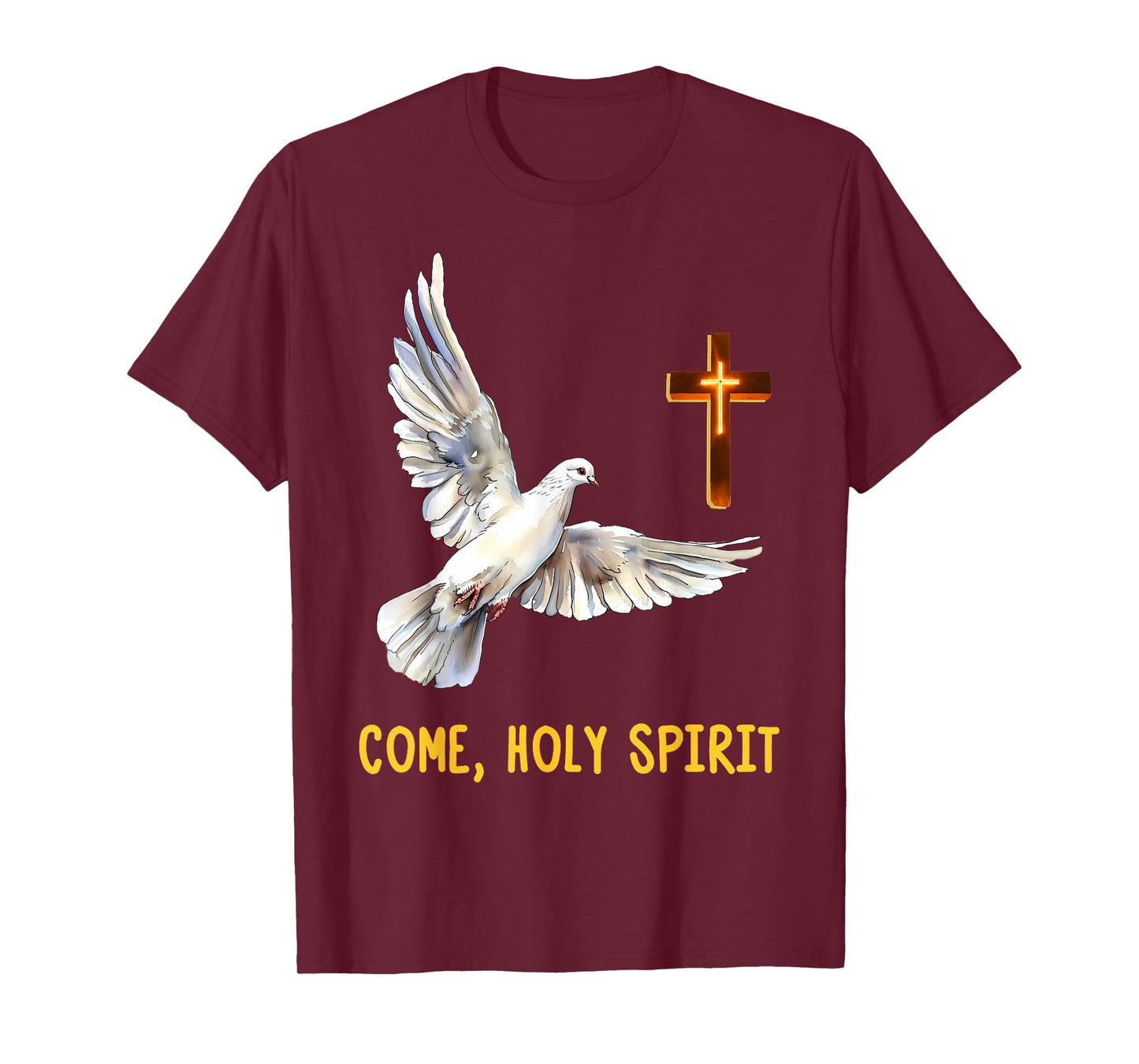 Come, Holy Spirit Cross Dove Christian T-Shirt