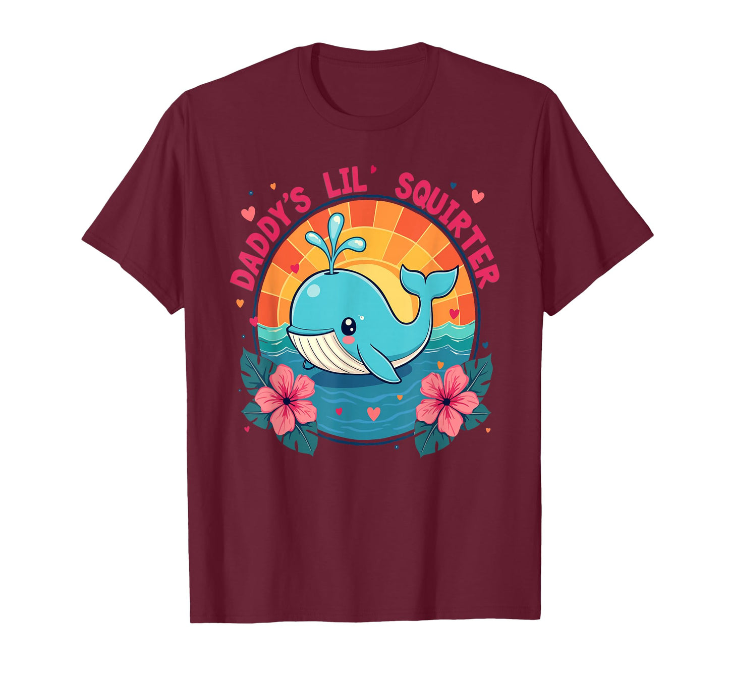 Daddys Lil Whale Shirt Funny Inappropriate Adult Humor Women T-Shirt