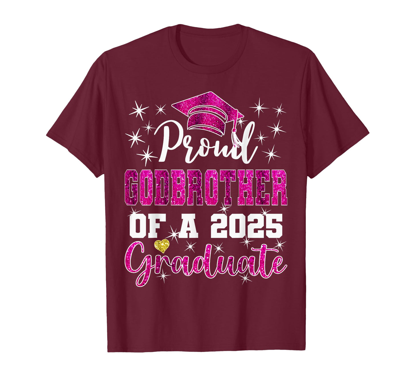 Super Proud Godbrother of 2026 Pinkuate Pinkuation Family T-Shirt