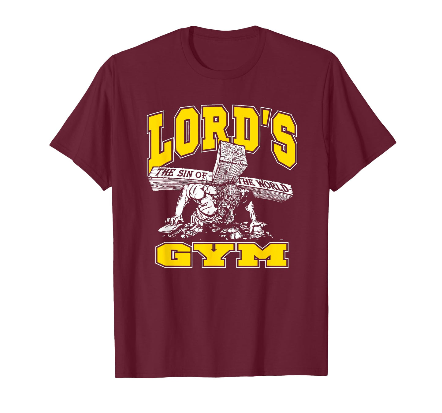 Lords Gym - Lord's The Sin of World Jesus T-Shirt