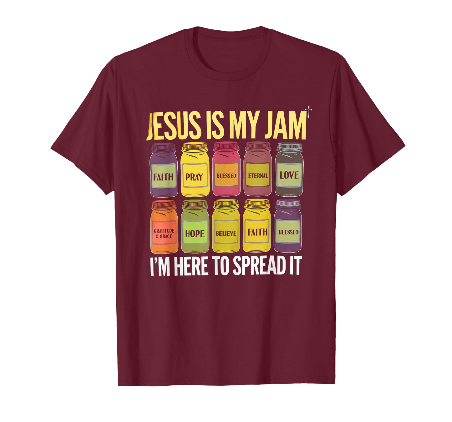 Jesus is My Jam Tshirt Men Women Christian Bible Verse T-Shirt
