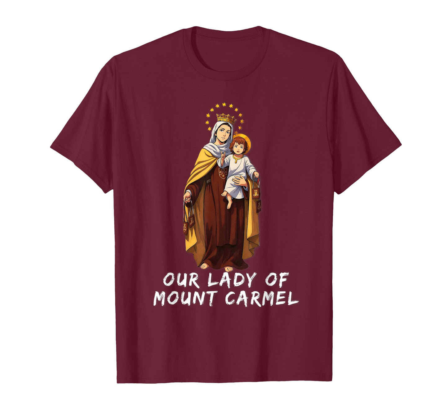 Our Lady of Mount Carmel Marian Catholic T-Shirt
