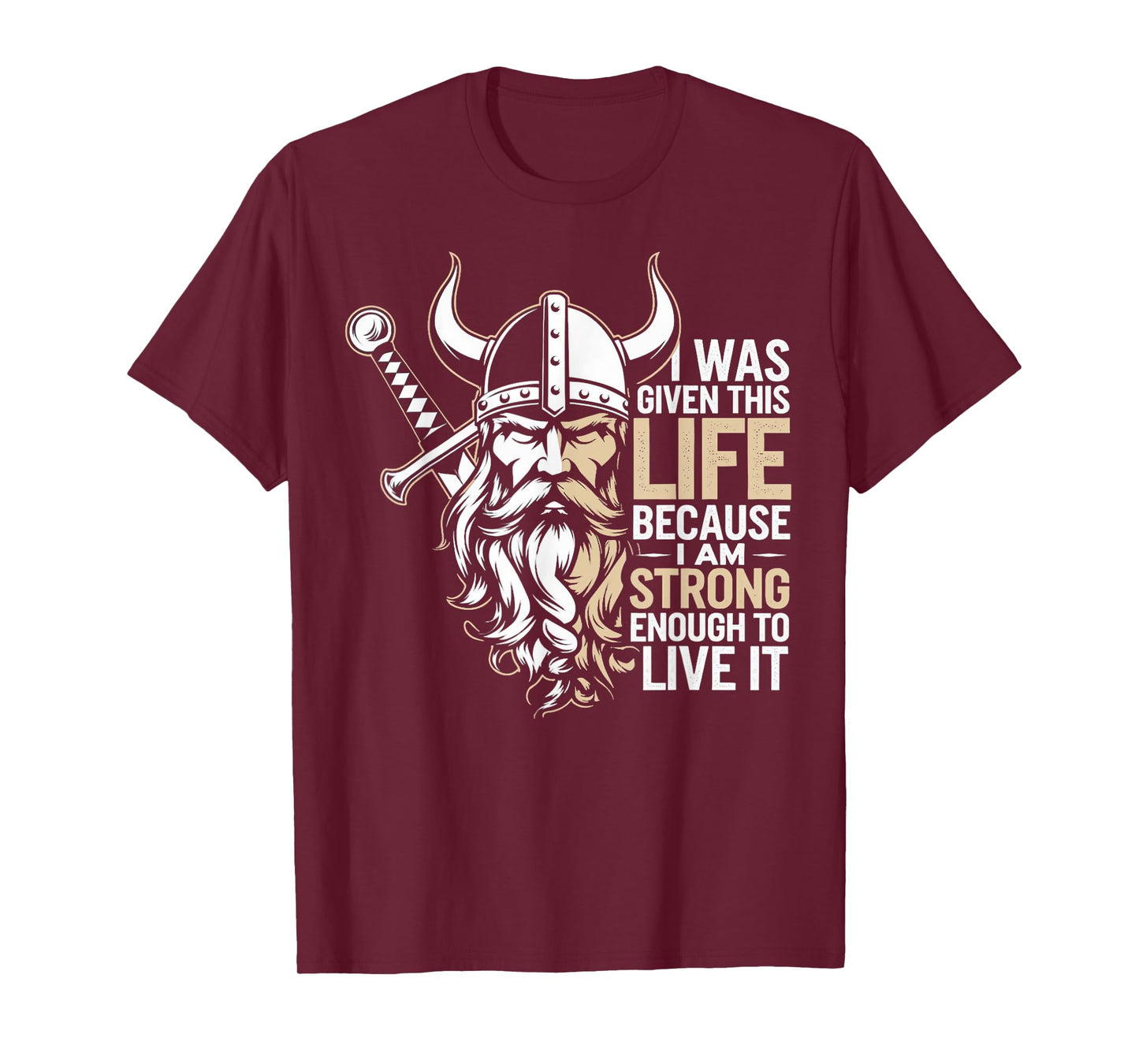 I'm Strong Enough Norse Mythology Valhalla Warrior Viking T-Shirt