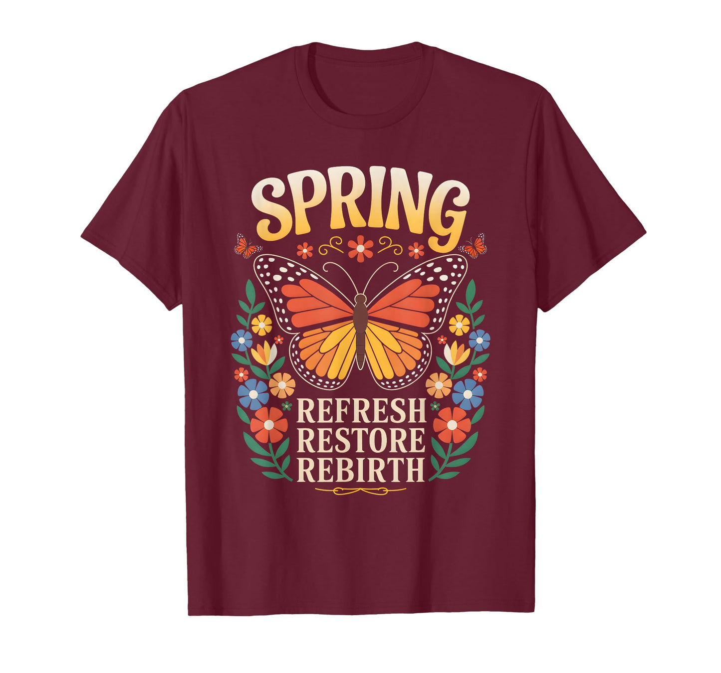 Jesus Quote Easter Spring Butterfly Christian Prayer T-Shirt