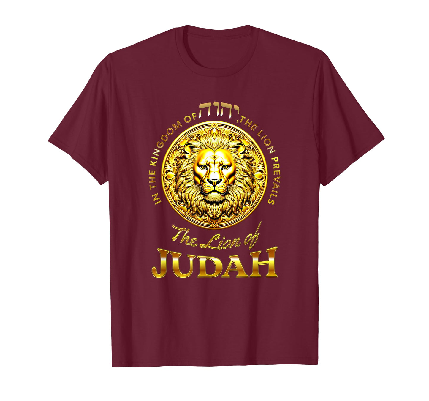 In the Kingdom of Yod Hey Vav Hey the Lion Prevails Judah T-Shirt