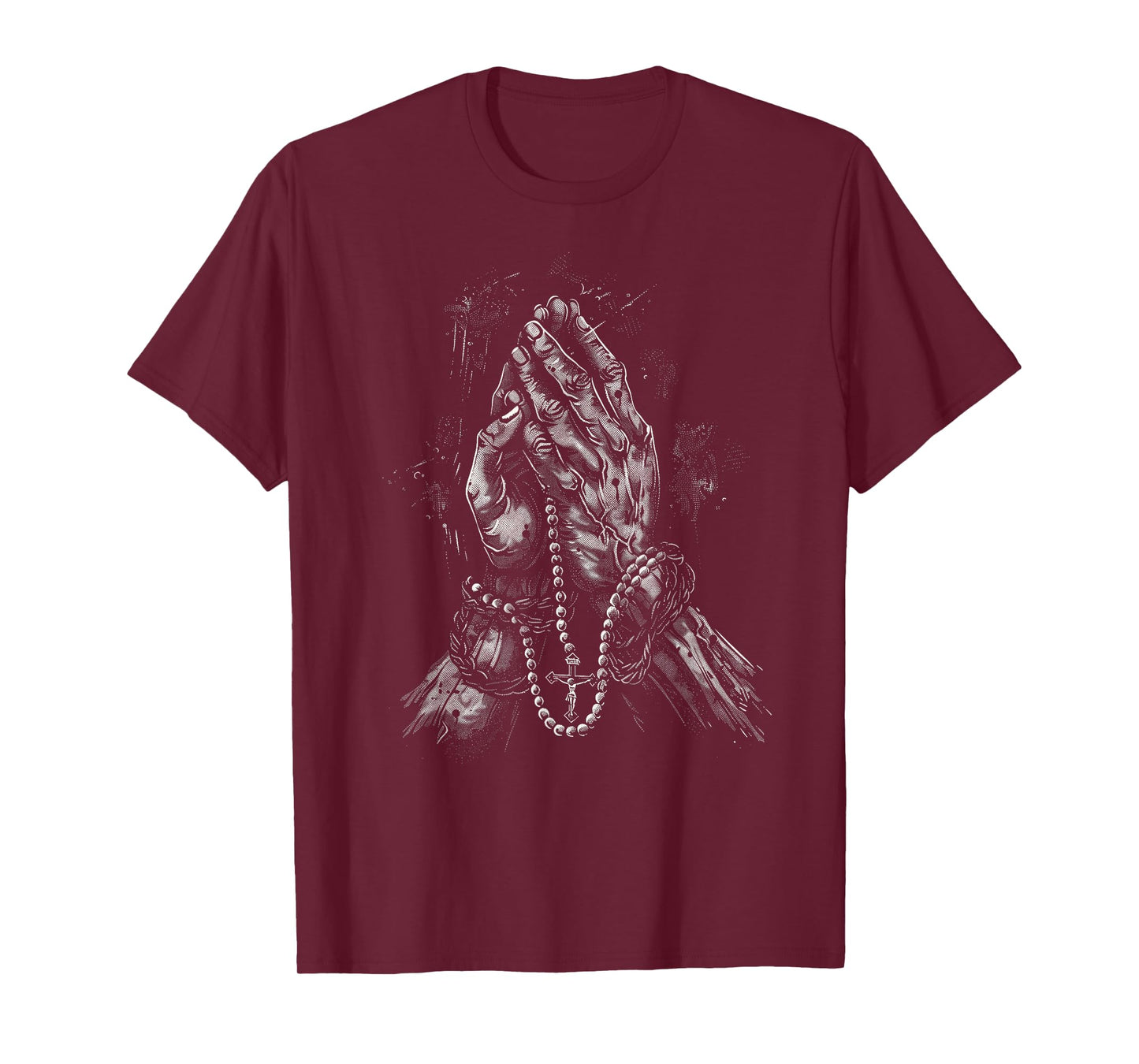 Christianity Praying Hands Rosary Praying hands T-Shirt