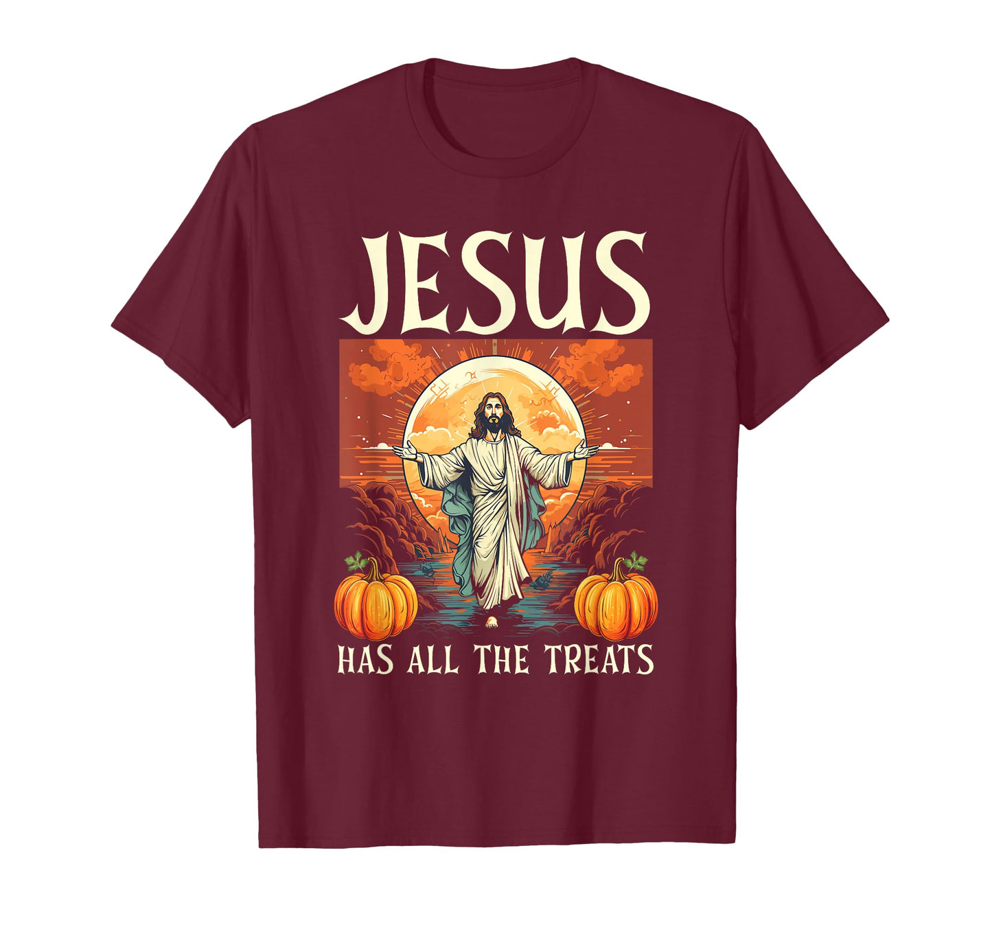 Christian Halloween Jesus Christ Trick Or Treat Christianity T-Shirt