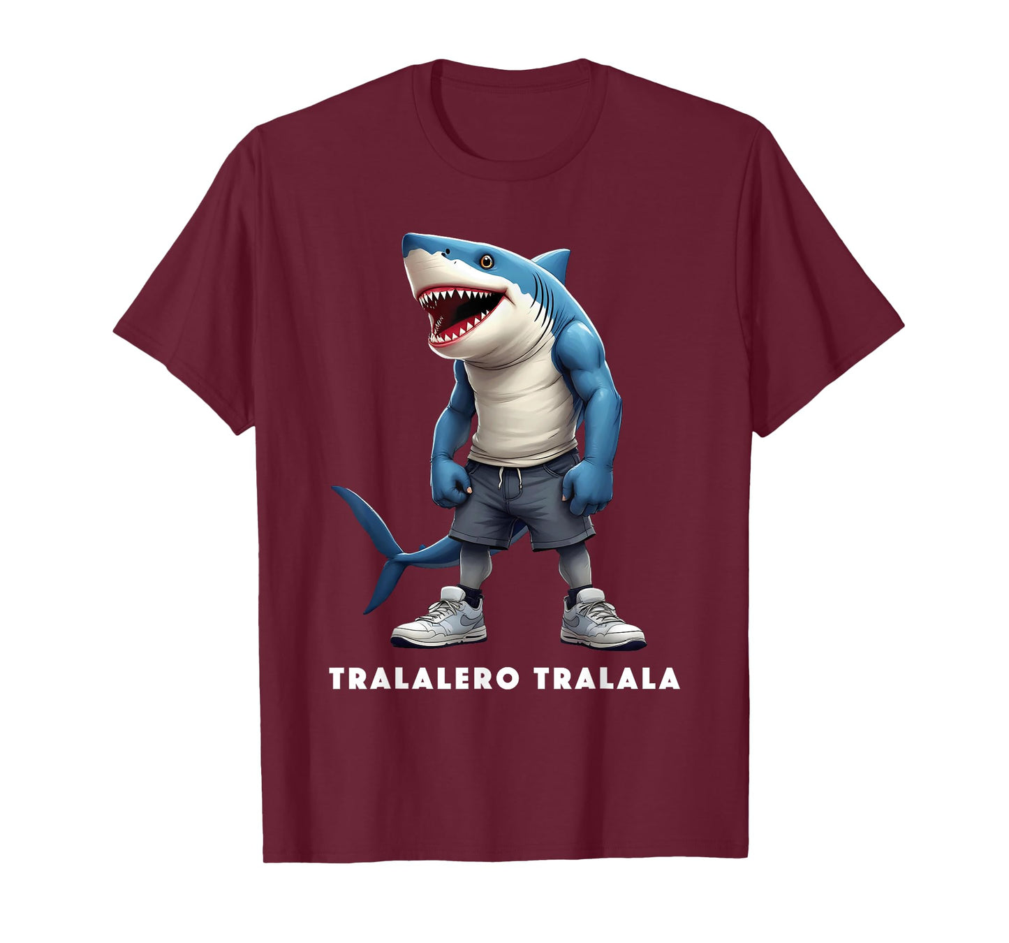 Tralalero Tralala Meme Tee Funny Shark Quote Italian Saying T-Shirt