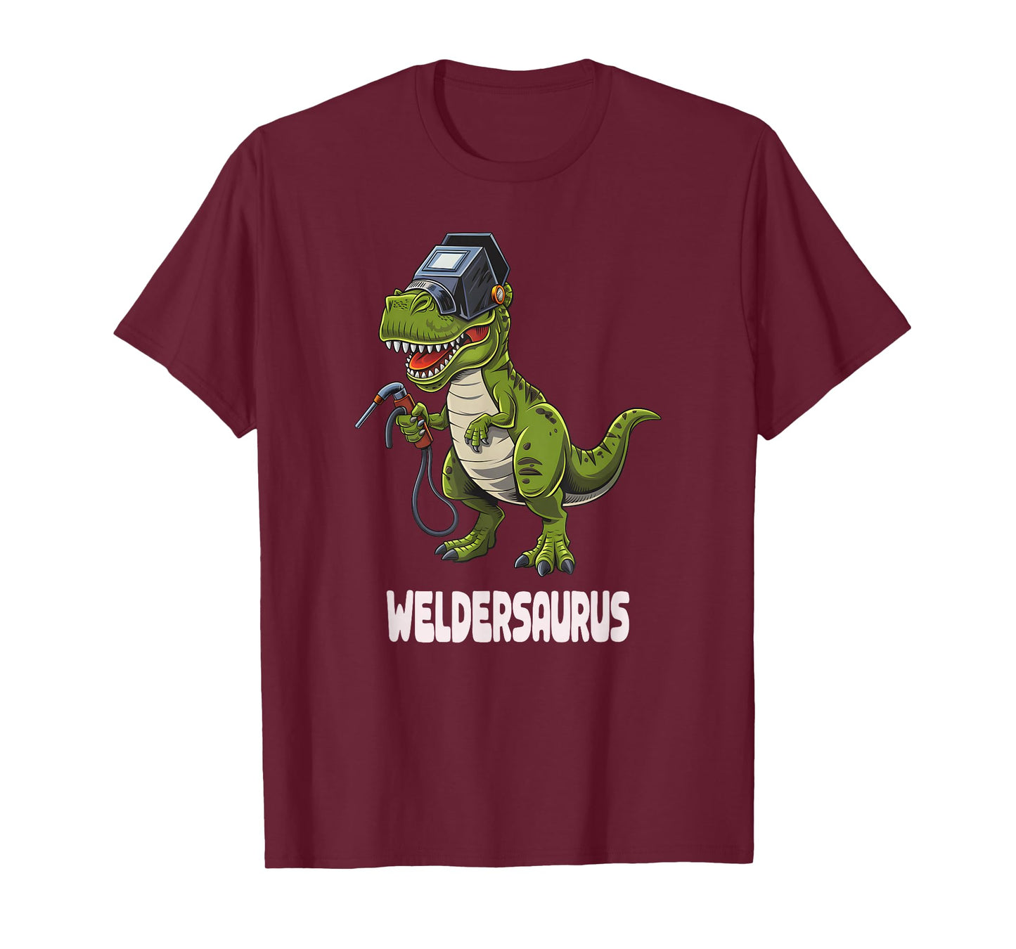 Welder T-rex Funny Weldersaurus Dino Steel Worker Dinosaurs T-Shirt